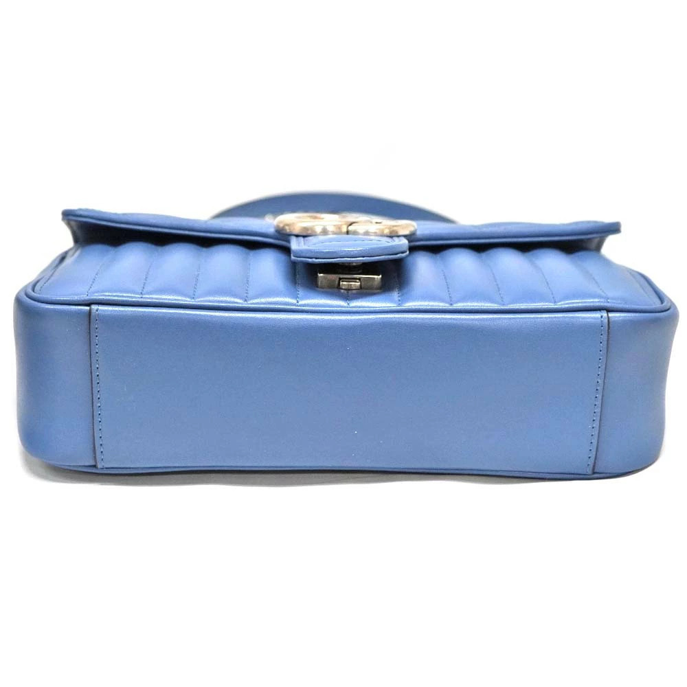 Gucci Chain Shoulder Bag Blue - Picture 10 of 11